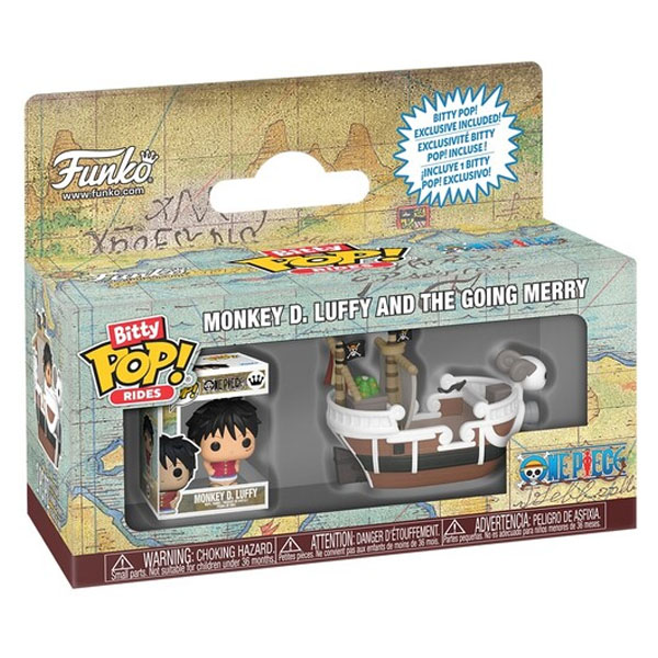 Funko Bitty Pop! Rides One Piece Monkey D. Luffy and the Going Merry Figure